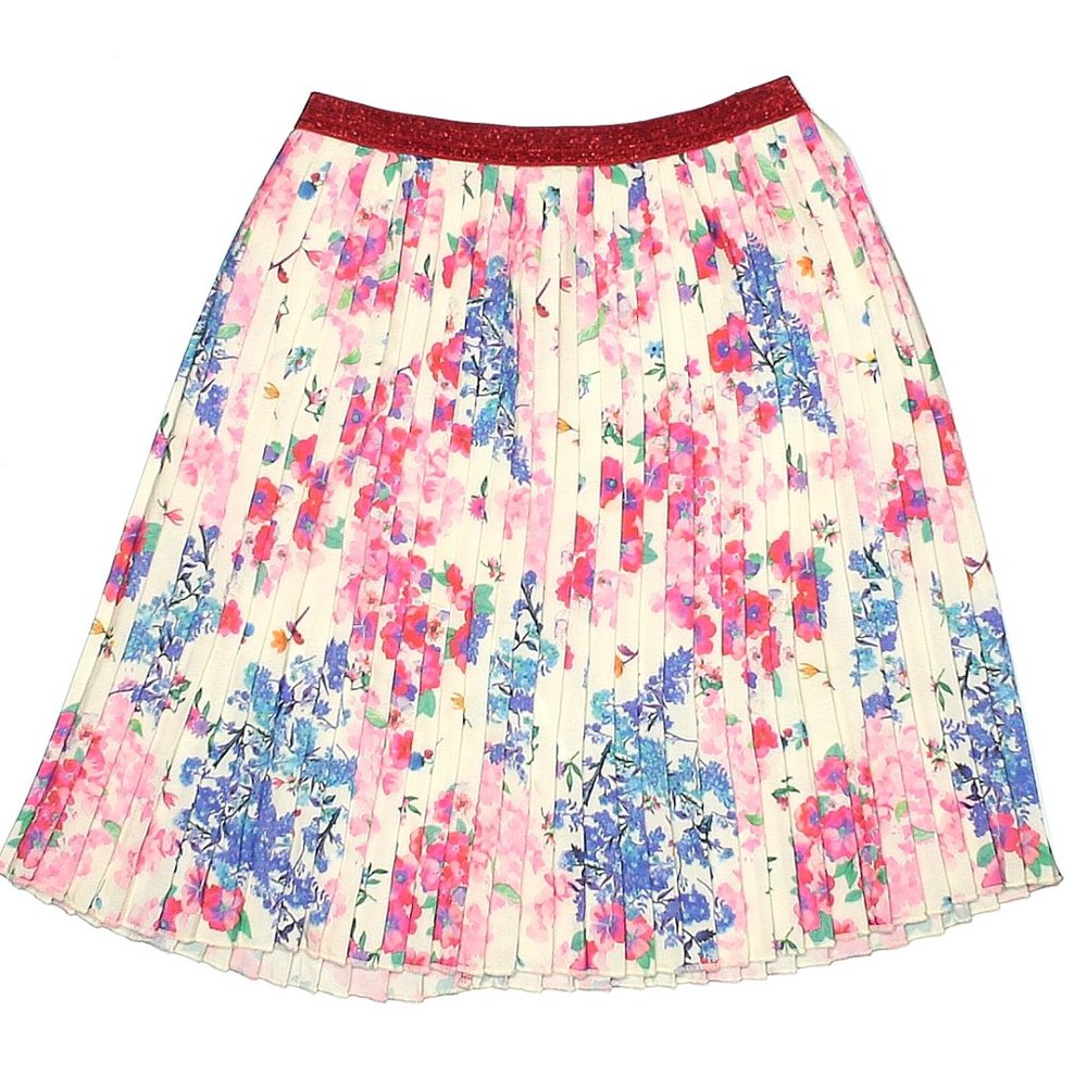 Zara Girl Floral Print Skirt Size 7-8